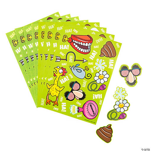 Classic Gags Sticker Sheets - 24 Pc.