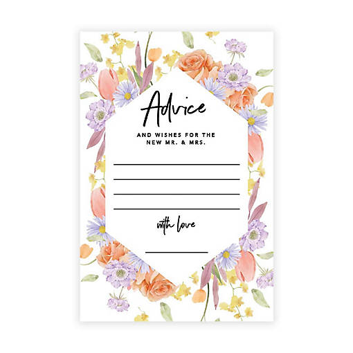Classic Spring Florals Advice 4x6IN 56PC