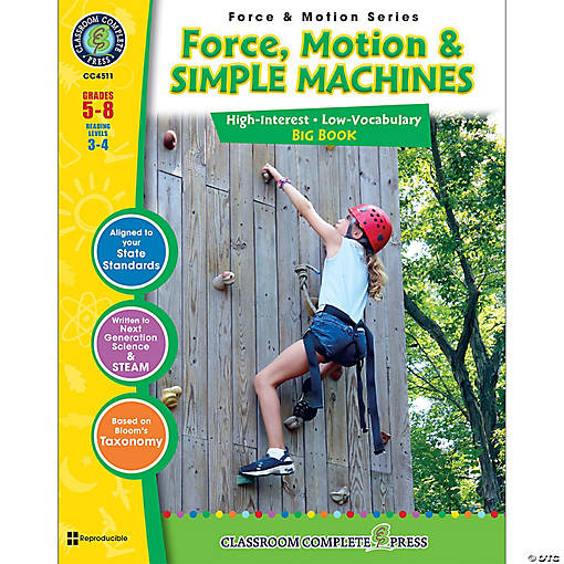 Classroom Complete Press Force Motion Simple Machines Big Book