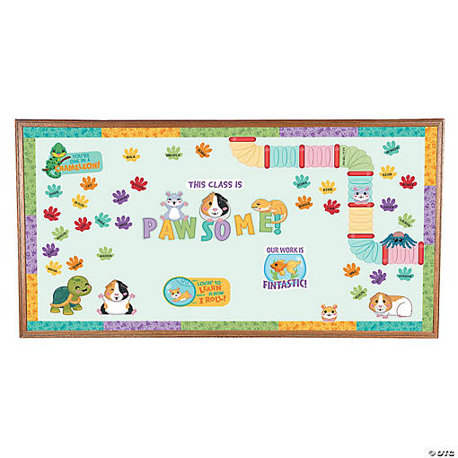Classroom Pets Bulletin Board Set - 74 Pc.