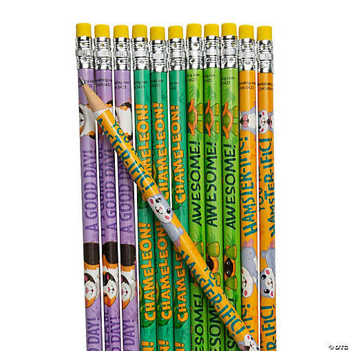 Classroom Pets Pencils - 24 Pc.
