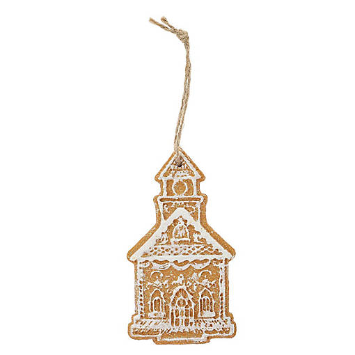 Clay Cookie House Ornament