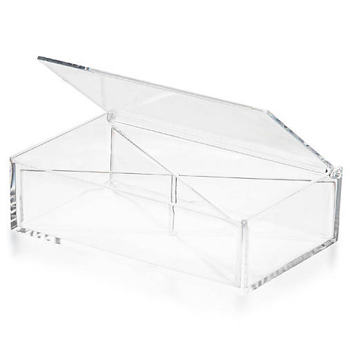 Clear Acrylic Boxes 6.3''X3.94''X1.97'' 4 Pack