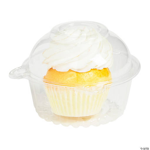 Clear Clamshell Cupcake Container - 12 Pc.