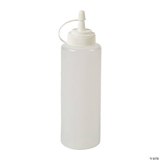 Clear Condiment Squeeze Bottles - 12 Pc.