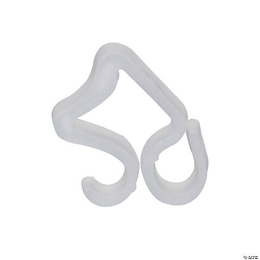 Clear Outdoor Gutter Christmas Light Clips - 50pc