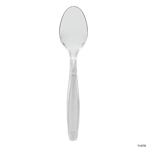 Clear Plastic Disposable Spoons (1000 Spoons)