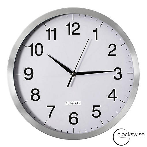 Clockswise 12-in Round Quartz Wall Clock