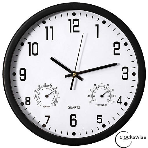 Clockswise 12-inch Non-Ticking Quartz Wall Clock