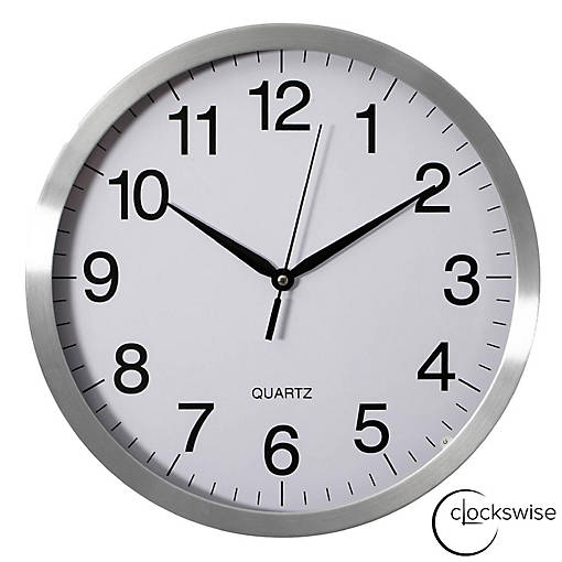 Clockswise 14-in Round Quartz Wall Clock