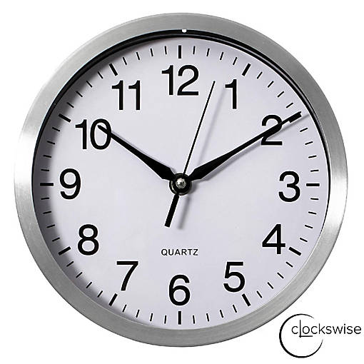 Clockswise 8-in Round Quartz Wall Clock