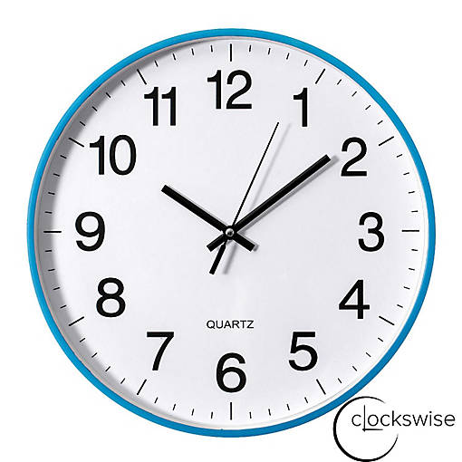 Clockswise Blue 12-In Analog Clock