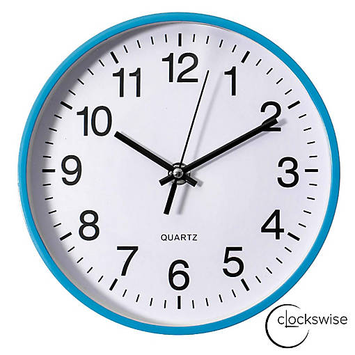 Clockswise Blue 8-In Analog Clock