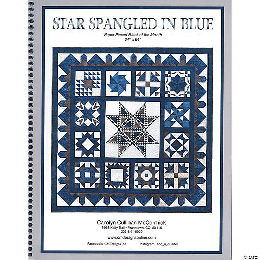 CM Designs Star Spangled In Blue Book&amp;#160; &amp;#160;&amp;#160; &amp;#160;