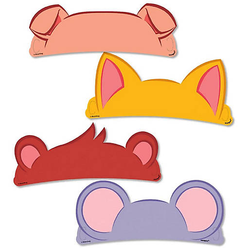 Cocomelon Assorted Paper Elastic Headbands - 4ct