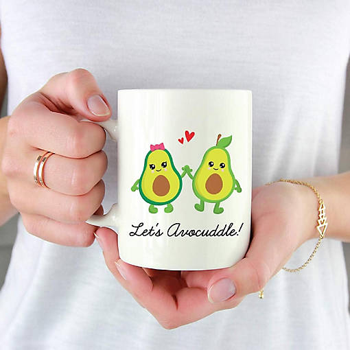 Coffee Mug Let's Avocuddle!, Avocado