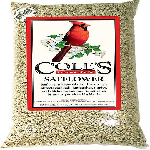 Cole's #SA20 Safflower Bird Seed, 20-Pound