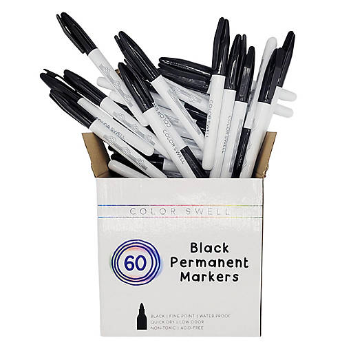 Color Swell Permanent Markers 60 pack