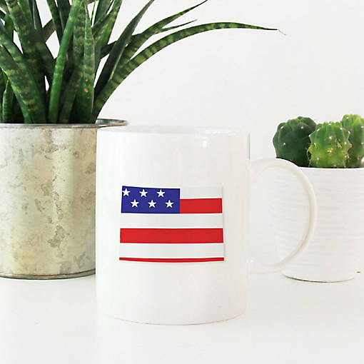 Colorado US Flag Ceramic Mug