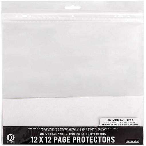 Colorbok Universal Refill Pages 10/Pkg-12"X12"