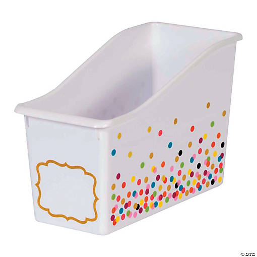 Confetti Book Storage Bin