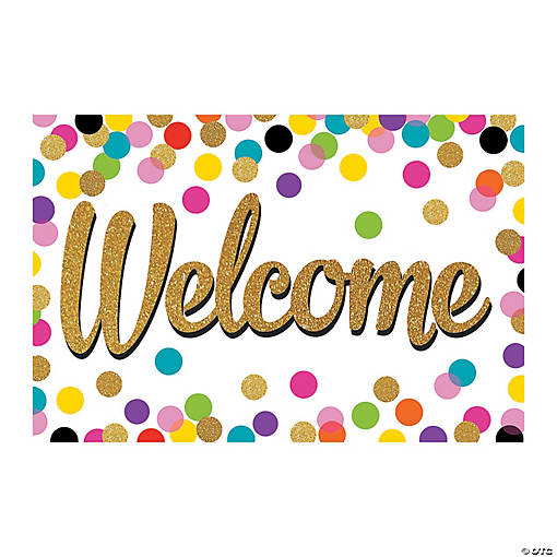 Confetti Welcome Postcards - 30 Pc.
