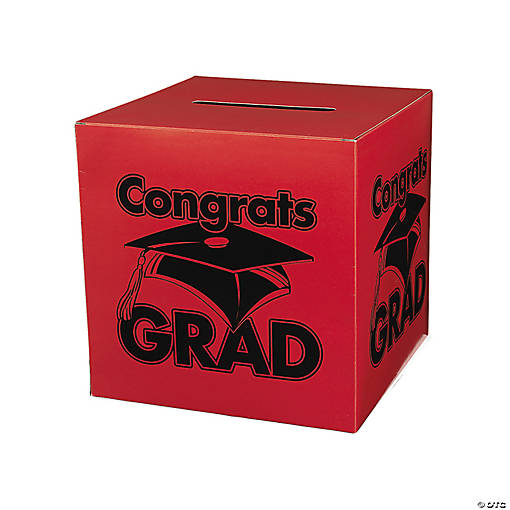 Congrats Grad Red Card Box