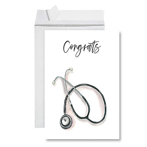 Congrats Stethoscope 8.5x11IN