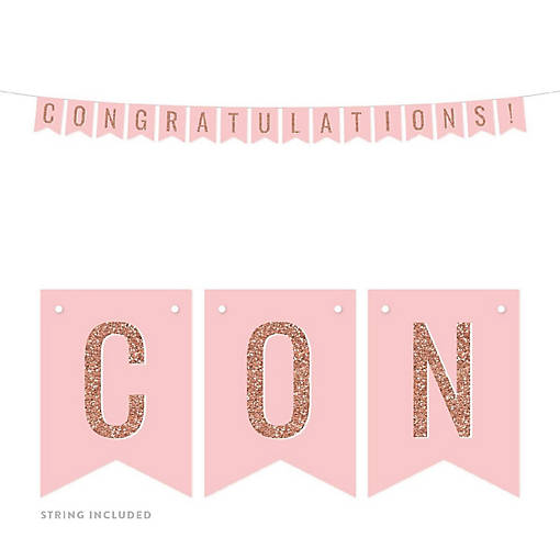 Congratulations 4x5.5IN Banner