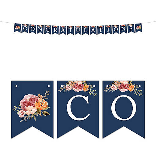 Congratulations Banner 4X5.5IN