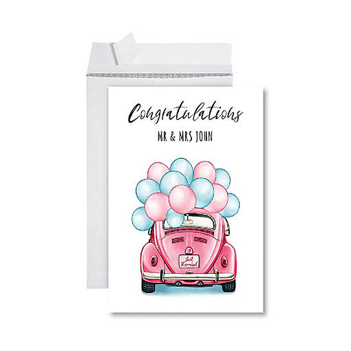 Congratulations Mr &amp; Mrs 8.5x11IN