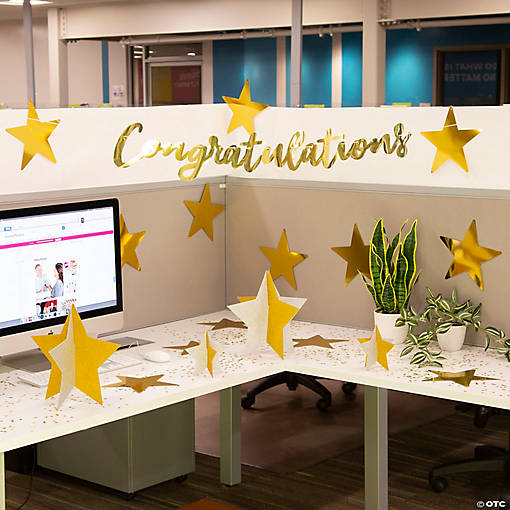 Congratulatory Desk Decorating Kit - 18 Pc.