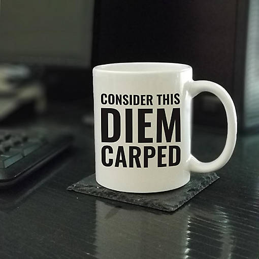 Consider This Diem Carped ceramic mug