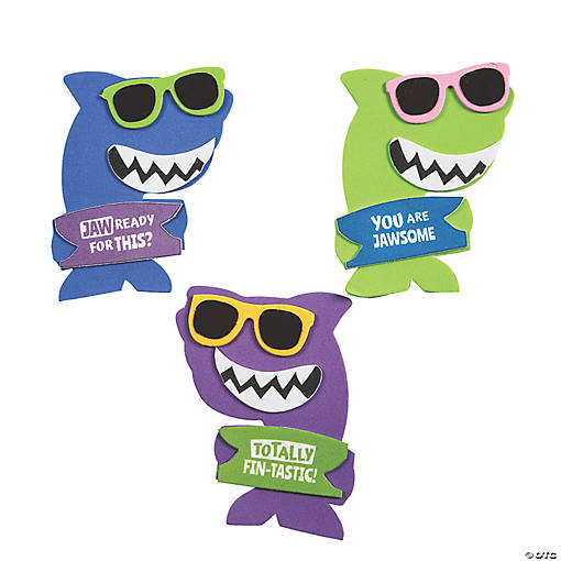 Cool Shark Magnet Craft Kit - Makes 12
