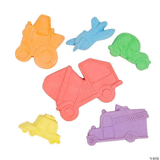 Cool2Create Vehicle-Shaped Sidewalk Chalk Sets - 6 Boxes