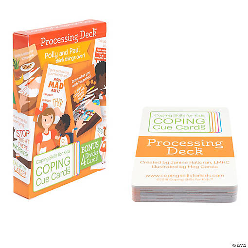 Coping Skills for Kids Coping Cue Cards Processing Deck