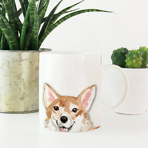 Corgi Up Close Ceramic Mug