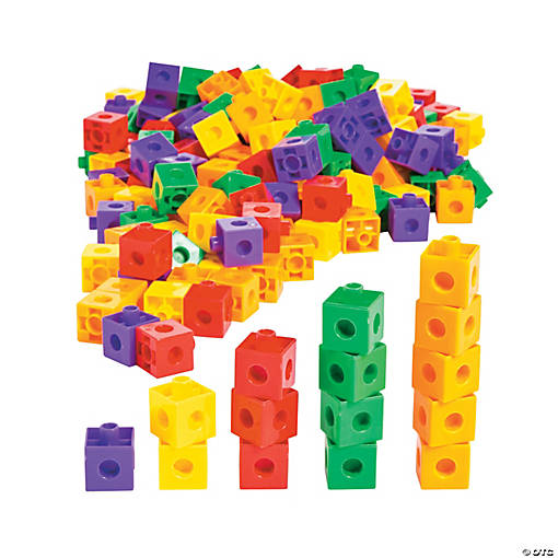 Counting &amp; Stacking Cubes - 200 Pc.