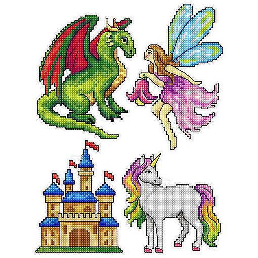 Crafting Spark "Magic Heroes" 123CS Counted Cross-Stitch Kit
