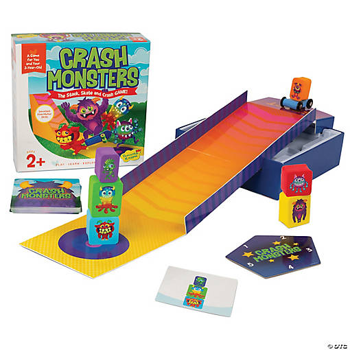 Crash Monsters Peaceable Kingdom Stacking Toddler Game