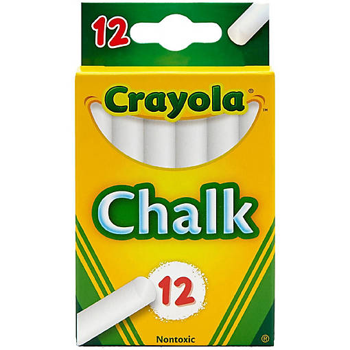 Crayola Chalk-White 12/Pkg
