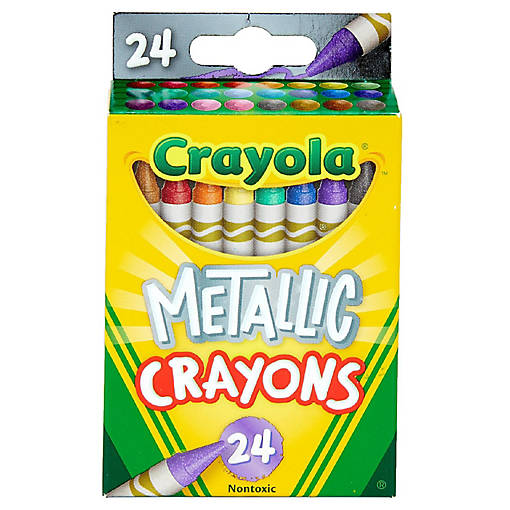 Crayola Crayons-Metallic 24/Pkg