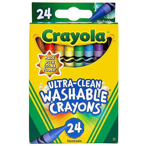 Crayola Washable Crayons-24/Pkg