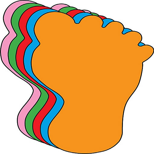 Creative Shapes Etc. - Large Assorted Cut-out - Foot