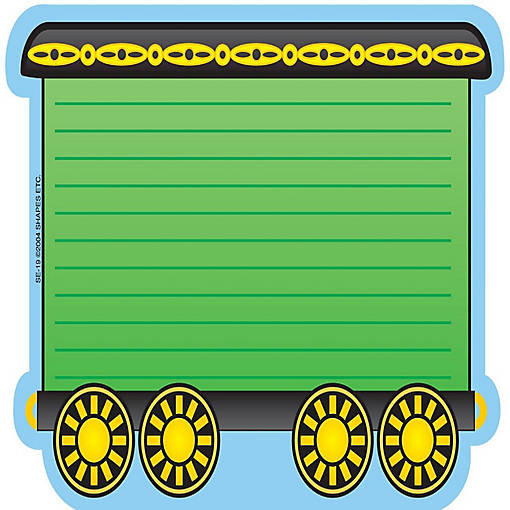 Creative Shapes Etc. - Large Notepad - Box Car