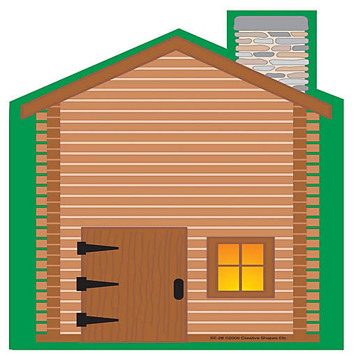 Creative Shapes Etc. - Large Notepad - Cabin