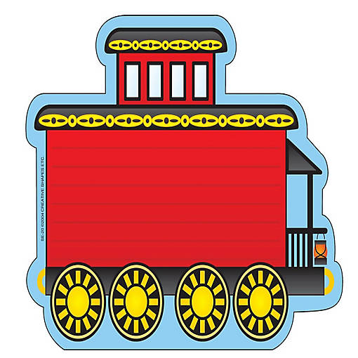 Creative Shapes Etc. - Large Notepad - Caboose