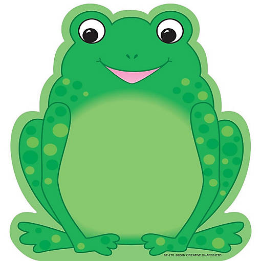 Creative Shapes Etc. - Large Notepad - Frog