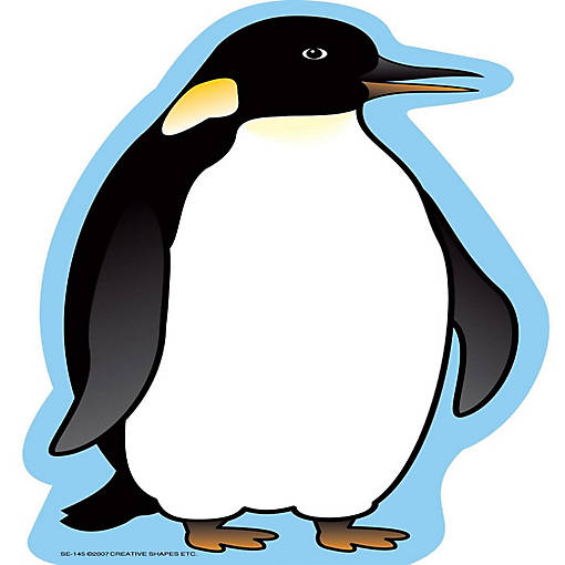 Creative Shapes Etc. - Large Notepad - Penguin