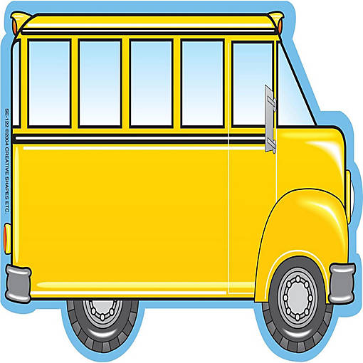 Creative Shapes Etc. - Large Notepad - School Bus